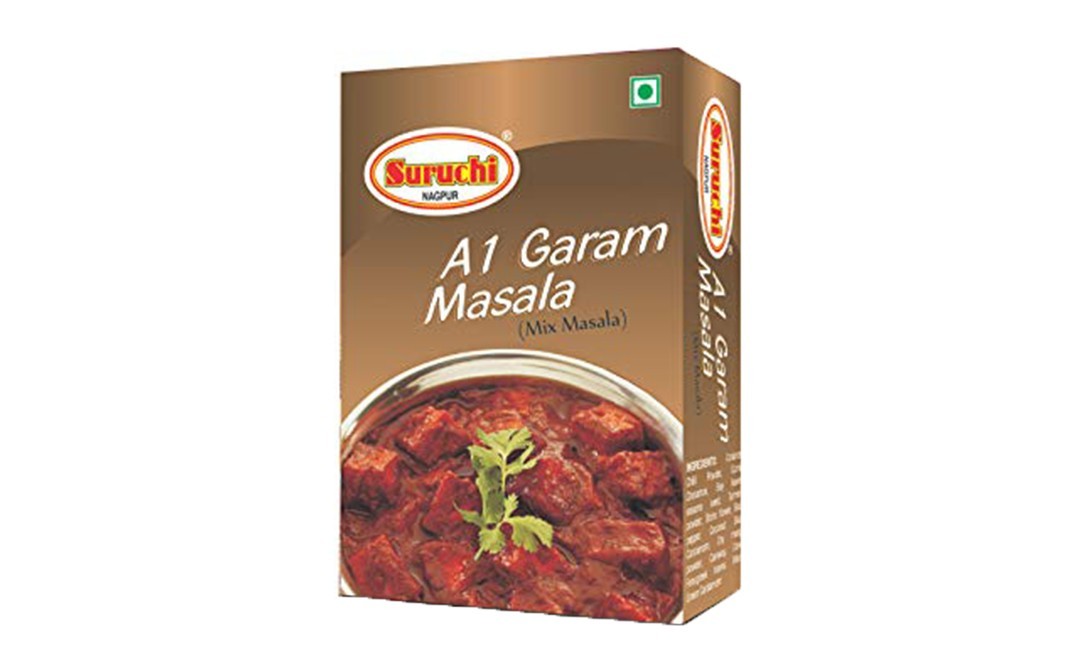Suruchi A1 Garam Masala (Mix Masala)   Box  100 grams